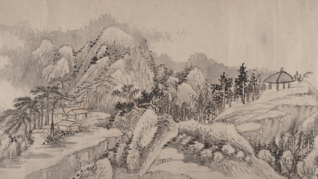 Odległe doliny i głębokie lasy z 1678 r. autorstwa Liu Yu