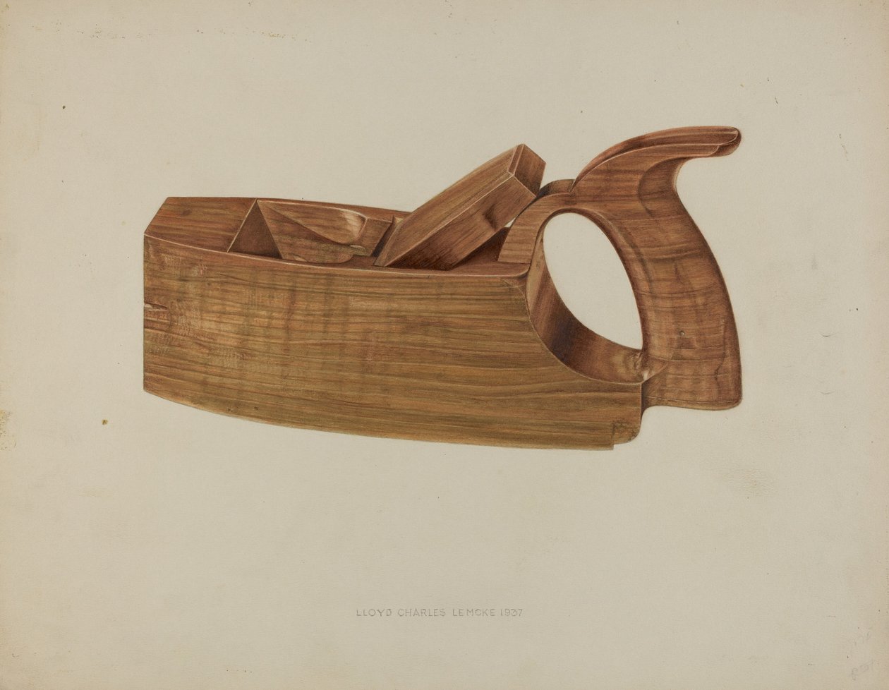 Samolot, 1937. autorstwa Lloyd Charles Lemcke