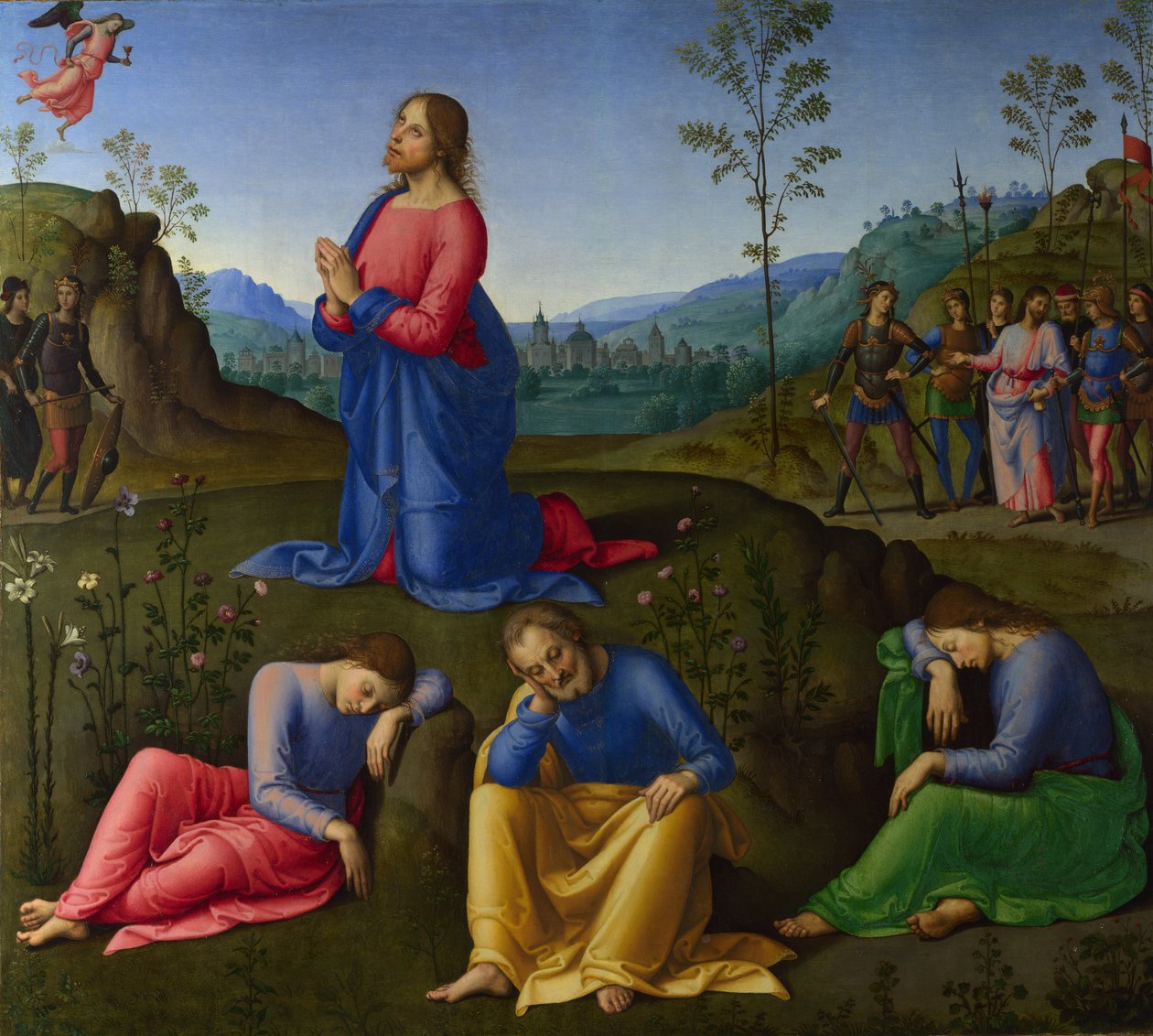 Agonia w ogrodzie, c. 1502-1503 autorstwa Lo Spagna