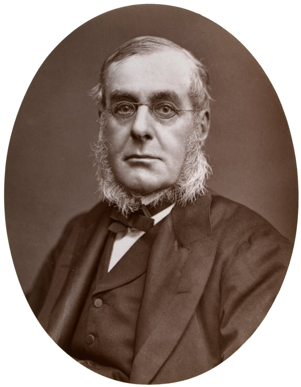 Admirał Sir Richard Collinson, KCB, FRGS, zastępca mistrza Trinity House, 1877. autorstwa Lock and Whitfield