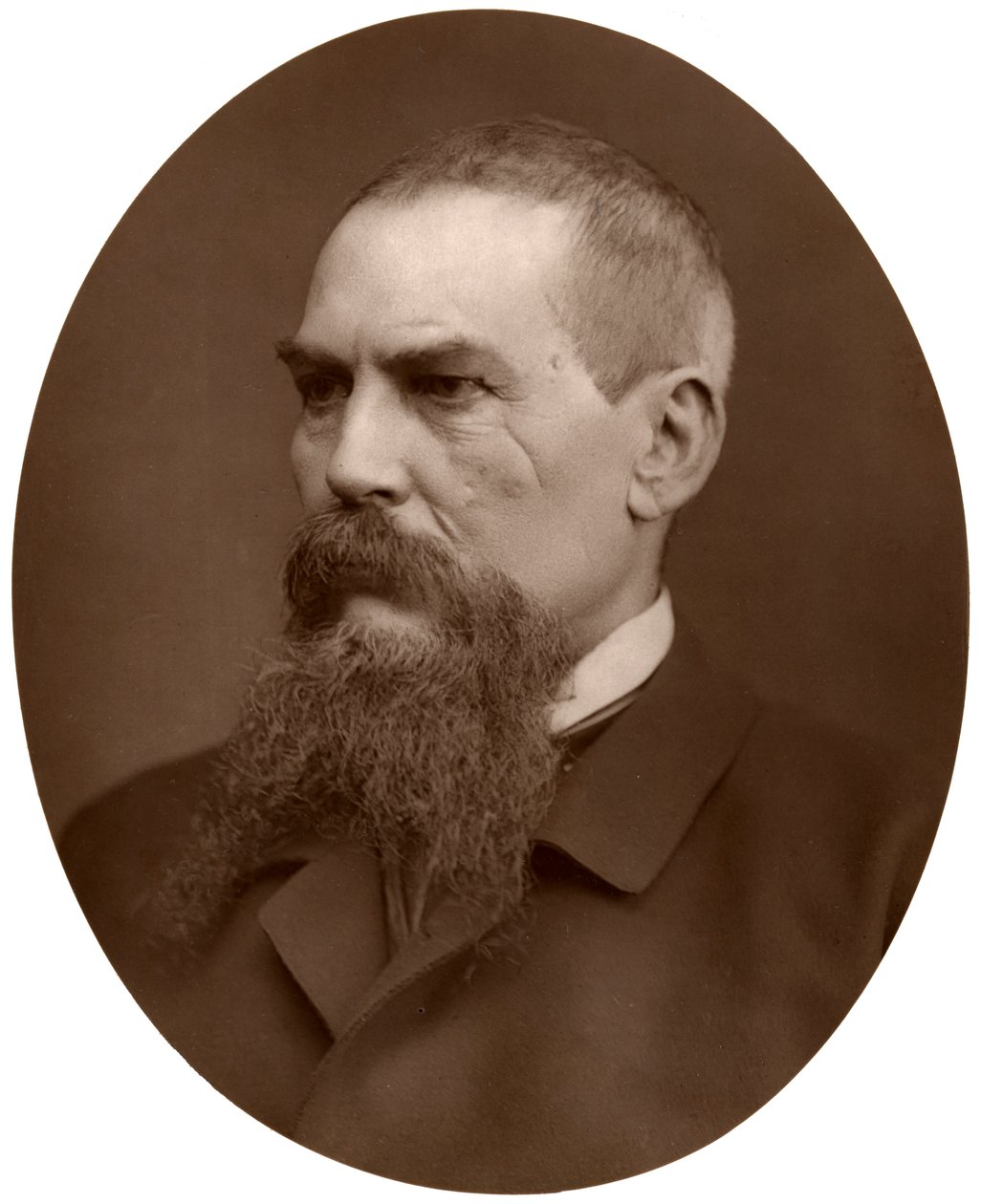 Kapitan Richard Burton, brytyjski odkrywca, pisarz, żołnierz i dyplomata, 1876. autorstwa Lock and Whitfield