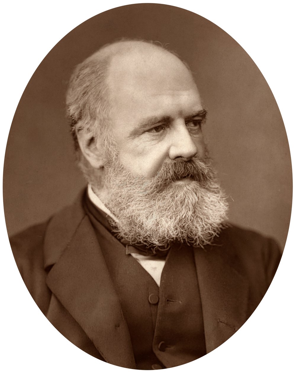 Edward Armitage, profesor i wykładowca malarstwa w Akademii Królewskiej, 1878. autorstwa Lock and Whitfield