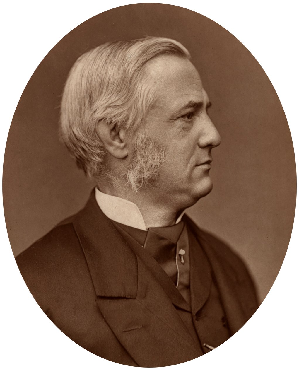 Frederick Max Muller, profesor filologii porównawczej na Uniwersytecie Oksfordzkim, 1878. autorstwa Lock and Whitfield