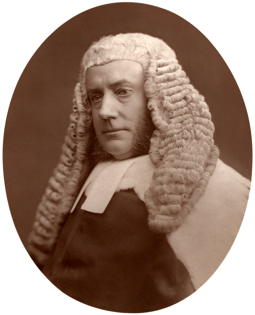 Hon John Walker Huddleston, baron skarbu, 1876. autorstwa Lock and Whitfield