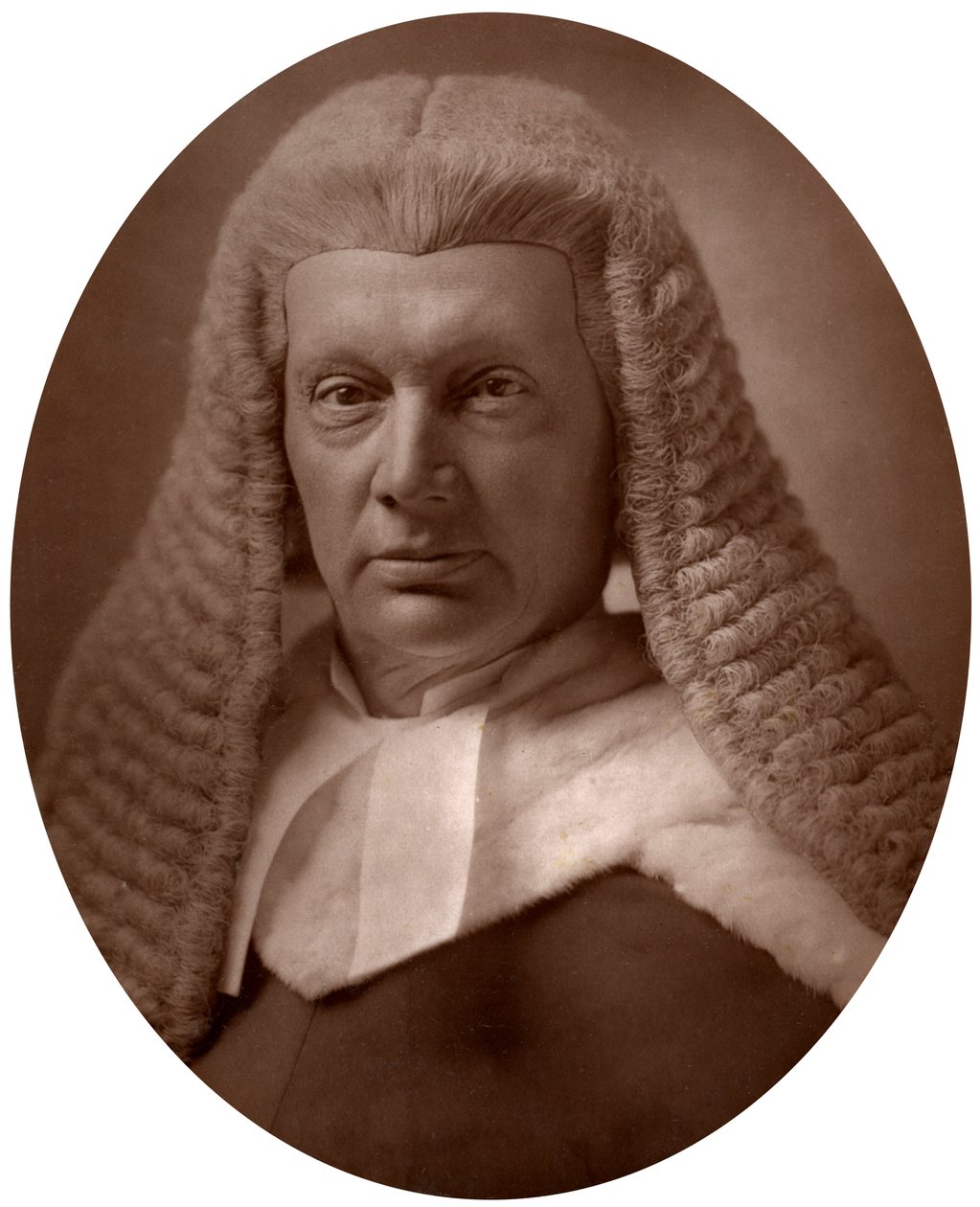 Hon Sir Joseph William Chitty, sędzia Wysokiego Trybunału Sprawiedliwości, 1883. autorstwa Lock and Whitfield