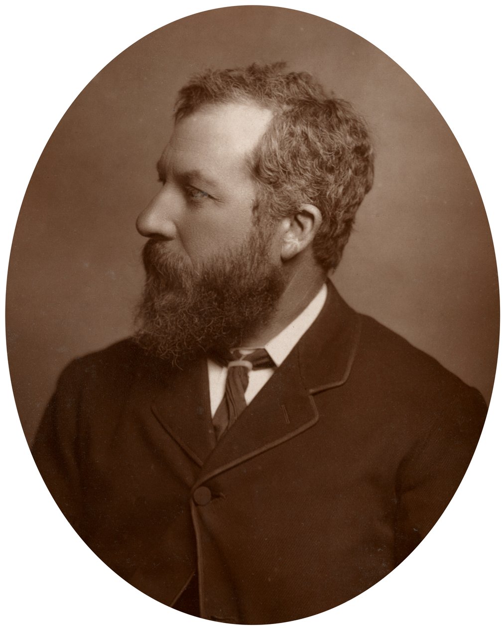 John MacWhirter, ARA, HRSA, szkocki malarz, 1883. autorstwa Lock and Whitfield