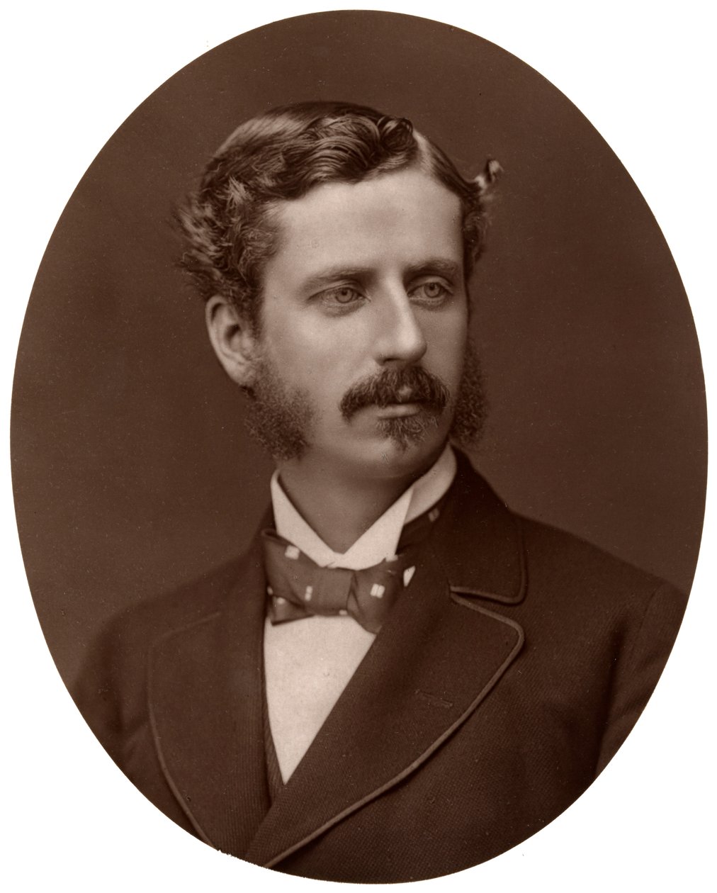 Lord George Hamilton, poseł do parlamentu, podsekretarz stanu ds. Indii, 1876. autorstwa Lock and Whitfield