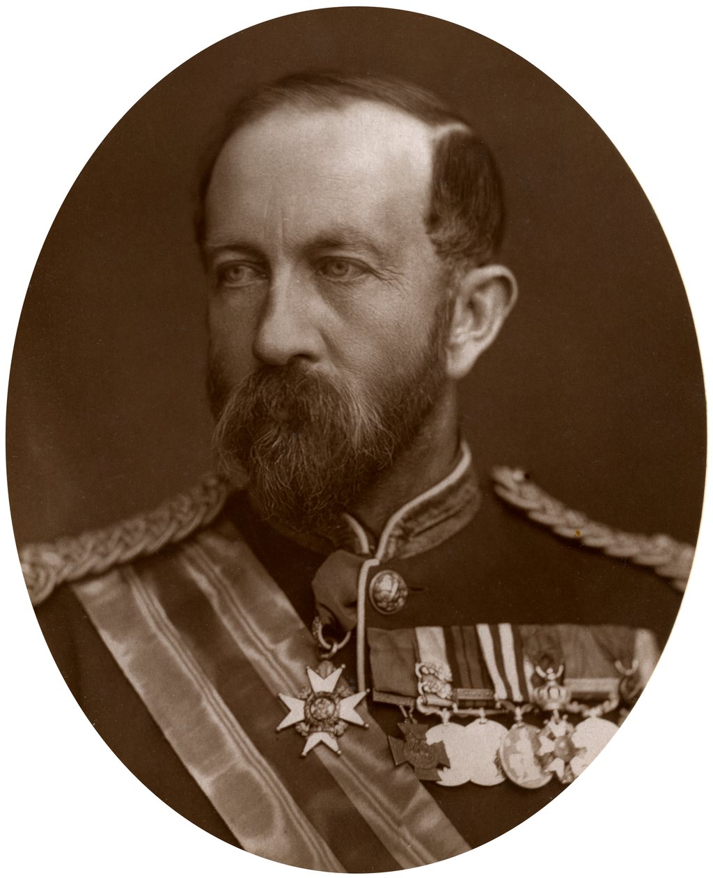 Generał dywizji Sir Henry Evelyn Wood, VC, KCB, żołnierz brytyjski, 1883. autorstwa Lock and Whitfield