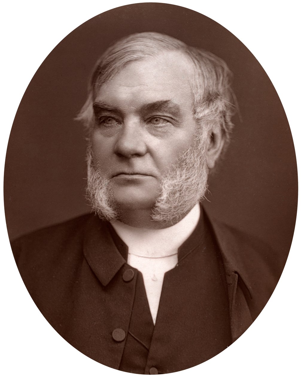 Rev Robert Gregory, MA, kanonik rezydent katedry św. Pawła, 1877. autorstwa Lock and Whitfield