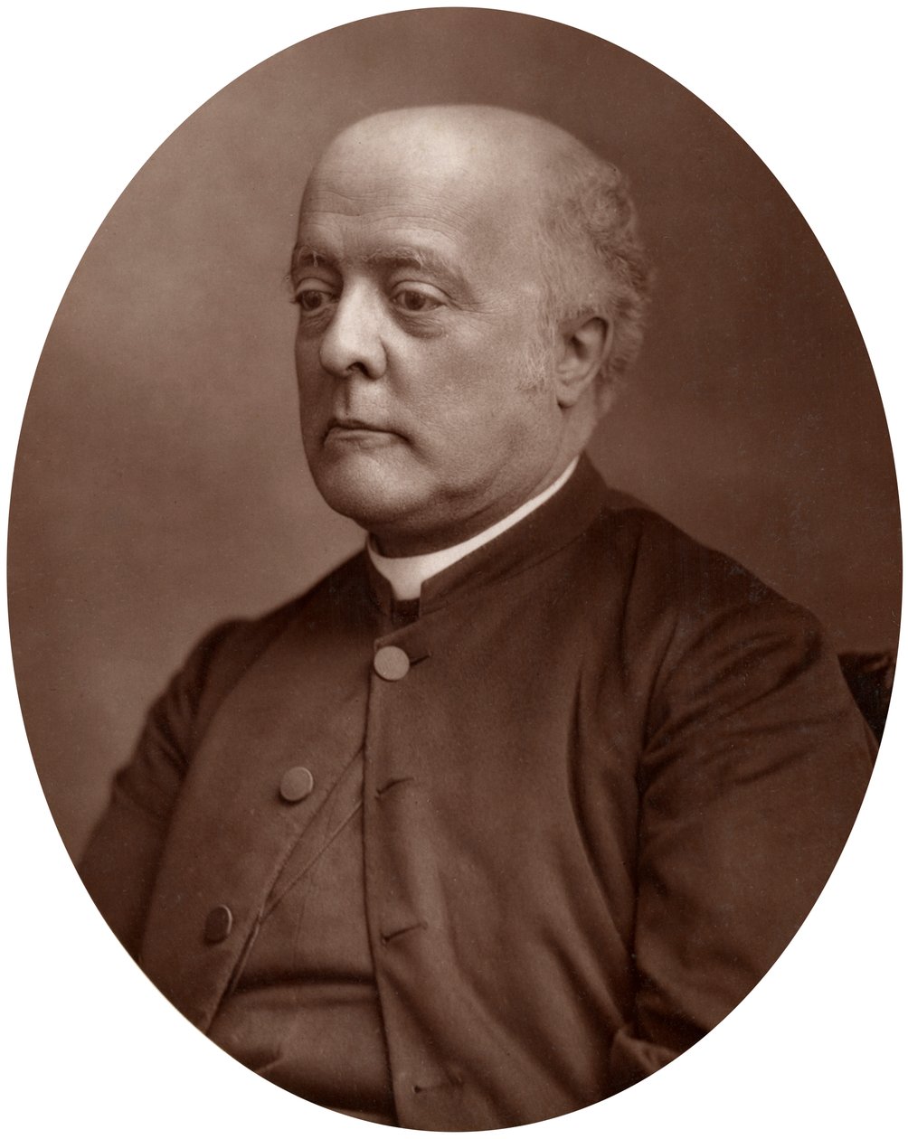 Rev Sir Frederick A Gore Ouseley, Bart, profesor muzyki na Uniwersytecie Oksfordzkim, 1883. autorstwa Lock and Whitfield