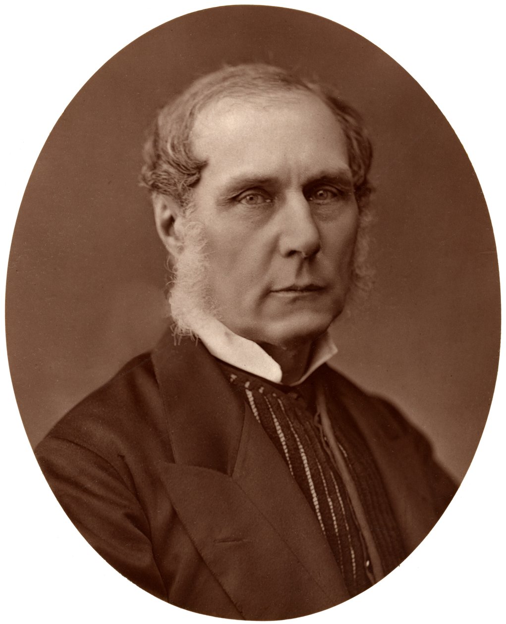 Prawy Lord Selborne, były Lord Wysoki Kanclerz Anglii, 1876. autorstwa Lock and Whitfield