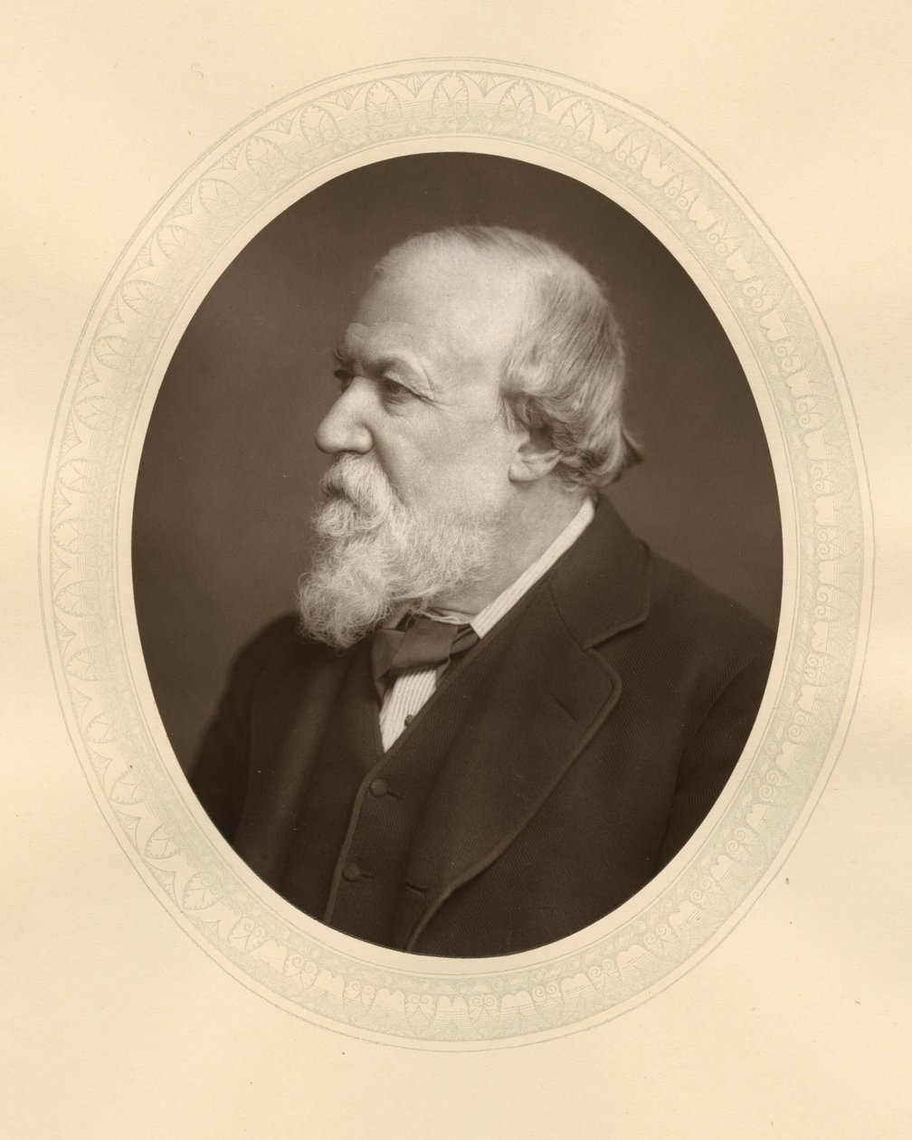 Robert Browning, angielski poeta i dramaturg, ok. 1880 autorstwa Lock and Whitfield