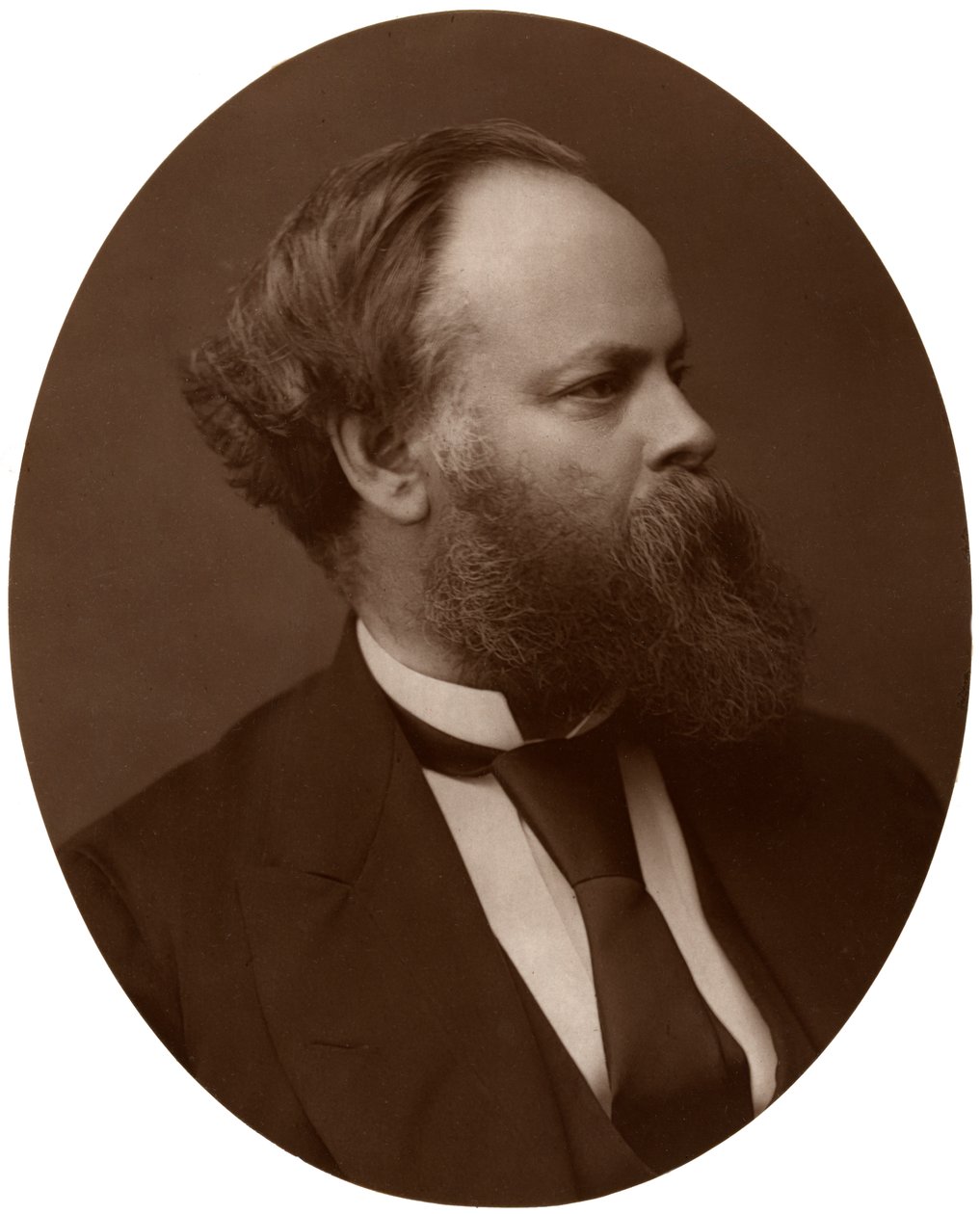 Samuel Plimsoll, Esq, poseł, brytyjski polityk liberalny i reformator społeczny, 1876. autorstwa Lock and Whitfield