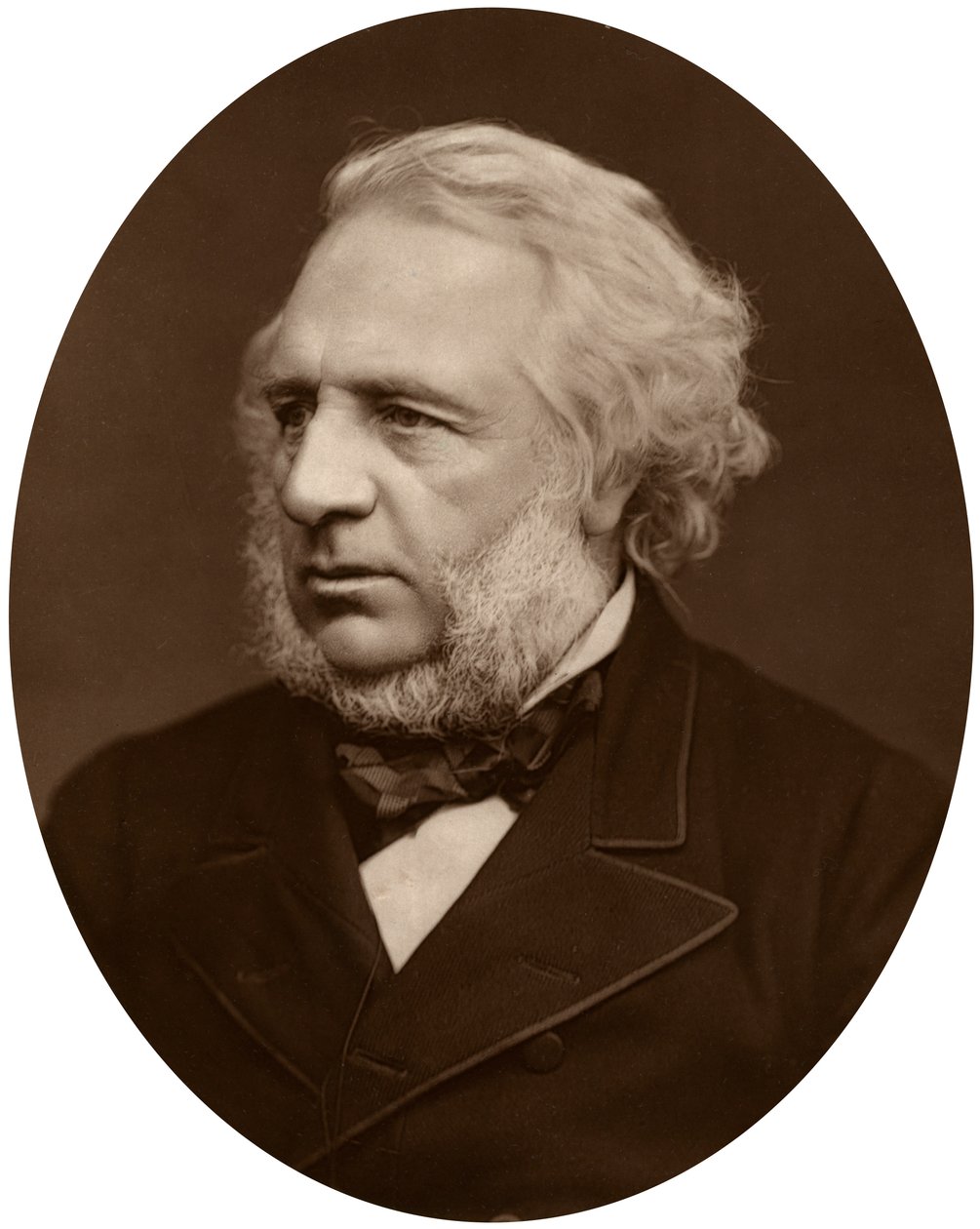 Sir Charles Reed, przewodniczący London School Board, 1880. autorstwa Lock and Whitfield