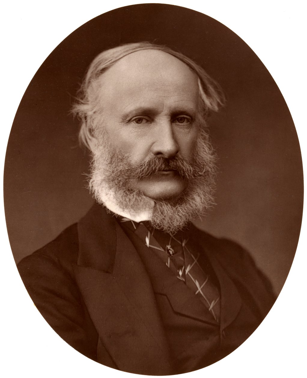 Sir James Macnaghten Hogg, Bart, MP, KCB, przewodniczący Metropolitan Board of Works, 1876. autorstwa Lock and Whitfield