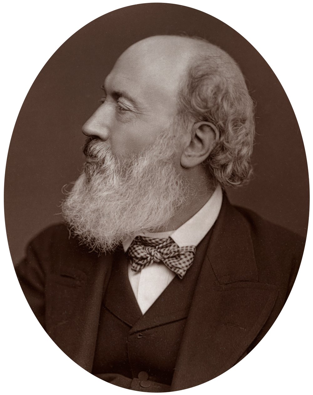 Sir John Gilbert, RA, prezes Stowarzyszenia Malarzy Akwarelowych, 1877. autorstwa Lock and Whitfield