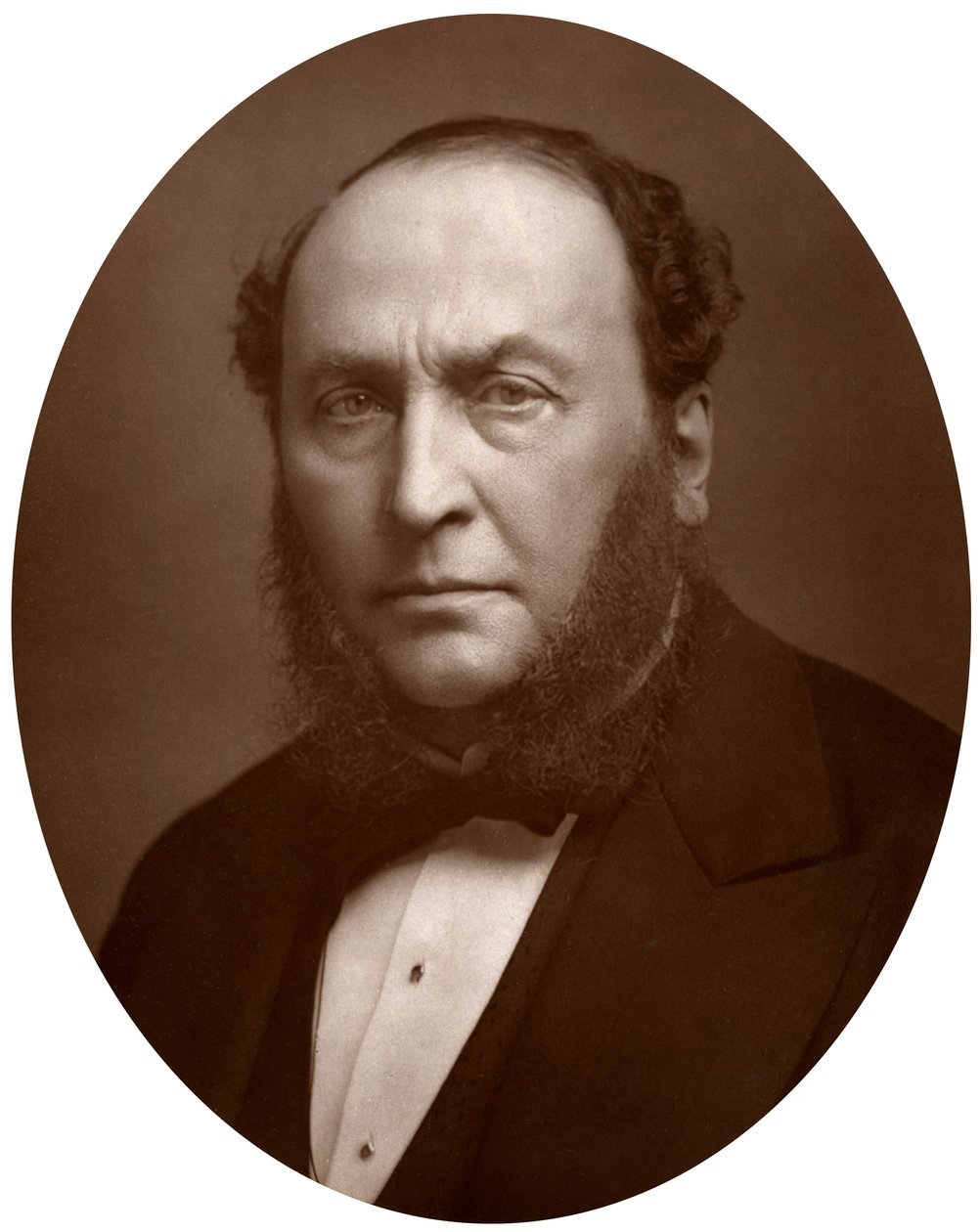 Sir Michael Costa, brytyjski kompozytor i dyrygent urodzony we Włoszech, 1883. autorstwa Lock and Whitfield