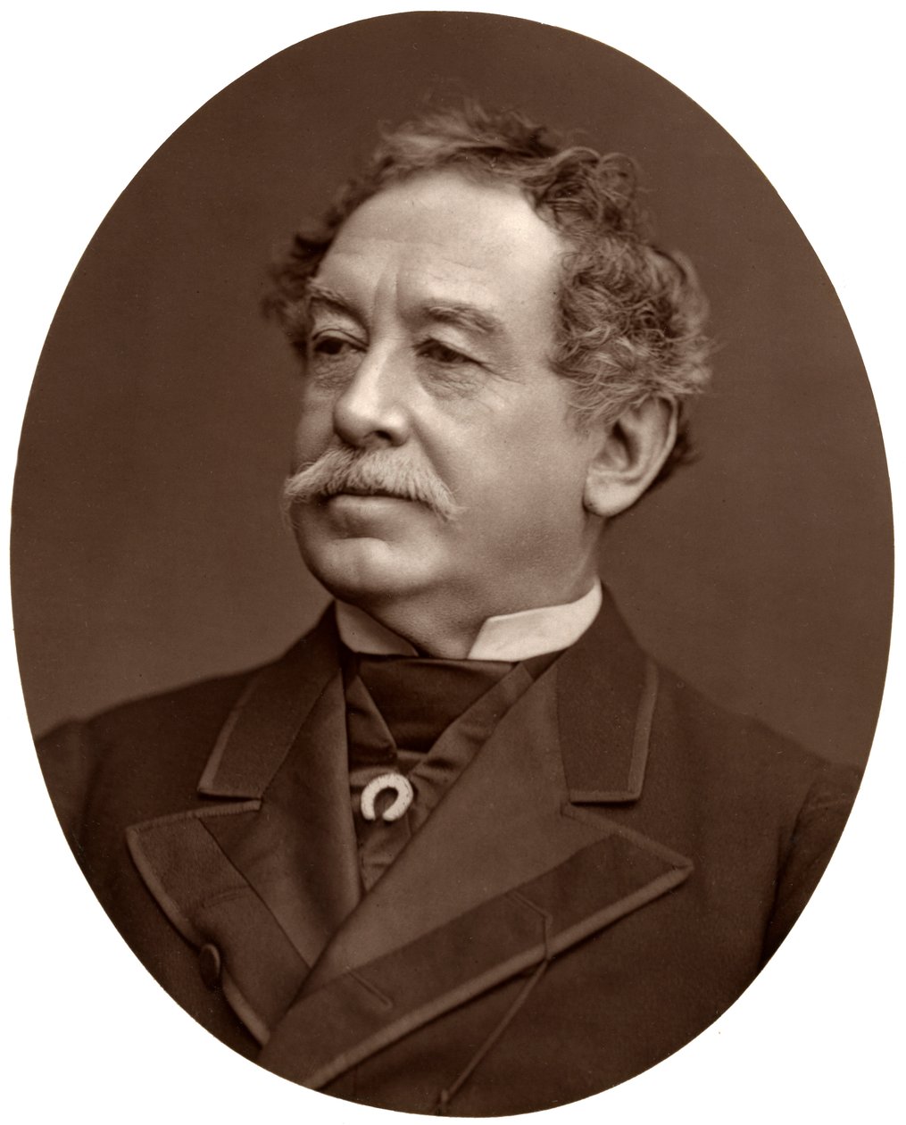 William Howard Russell, Esq, LLD, irlandzki dziennikarz, 1876. autorstwa Lock and Whitfield