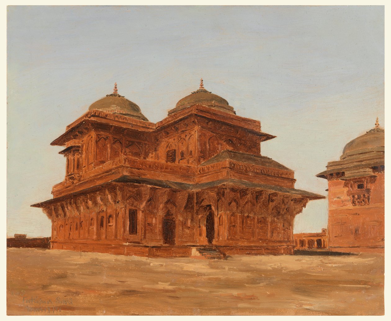 Fatehpur Sikri, Pałac Birbala, Indie autorstwa Lockwood de Forest