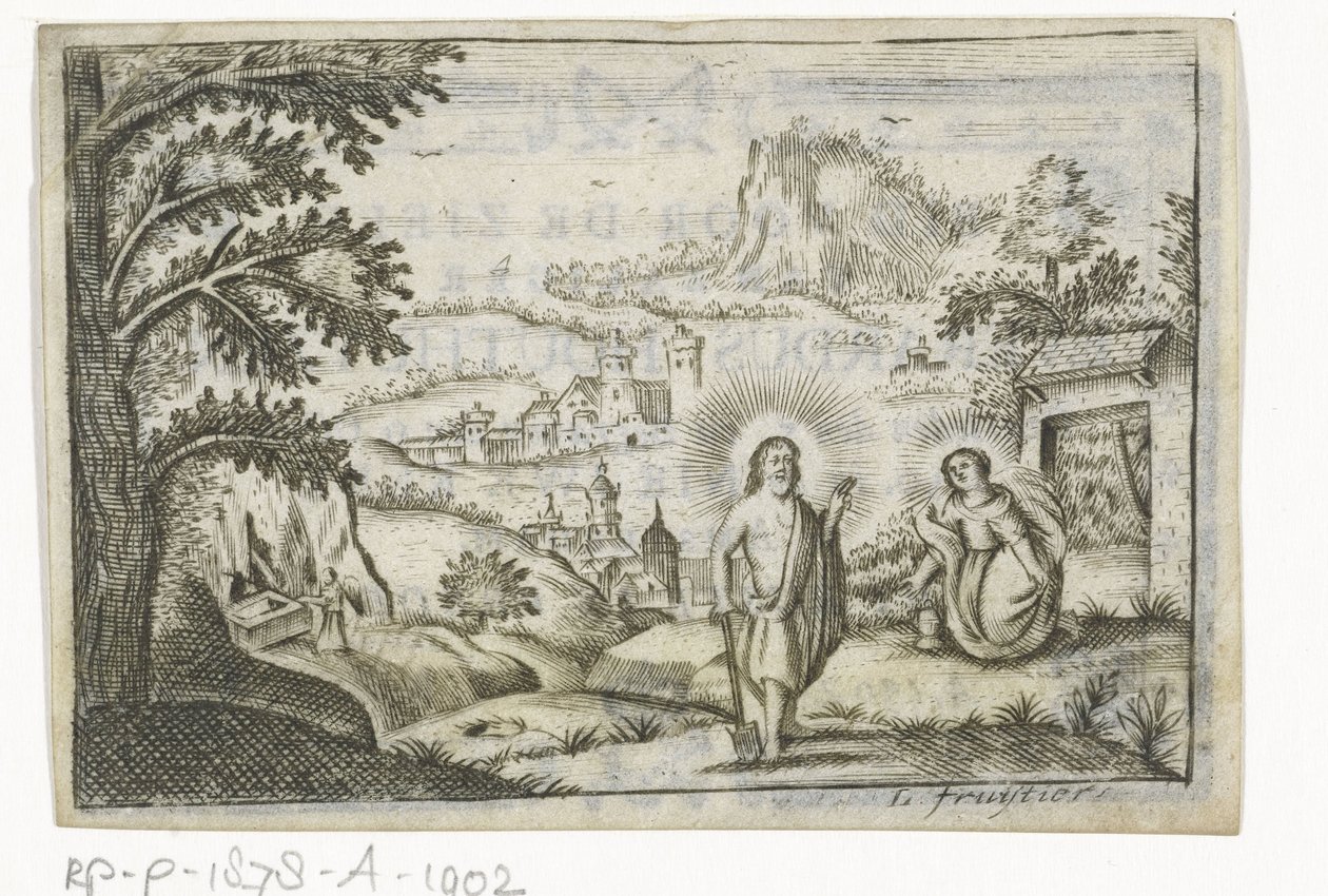Chrystus ukazuje się Marii Magdalenie autorstwa Lodewijk Joseph Fruytiers