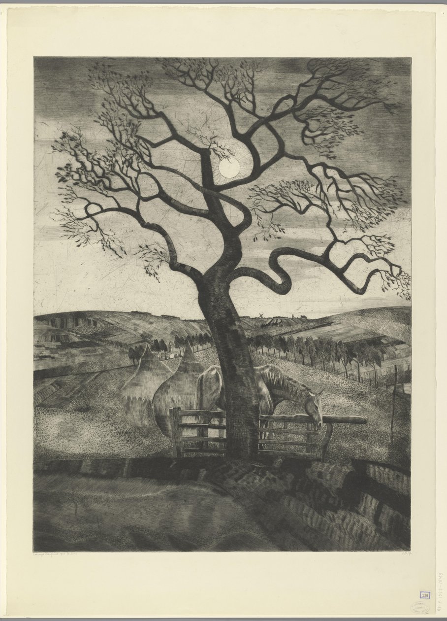 Koń na łące w pobliżu Etikhove Vieux cheval en repos (tytuł oryginalny) autorstwa Lodewijk Schelfhout (signed by artist)