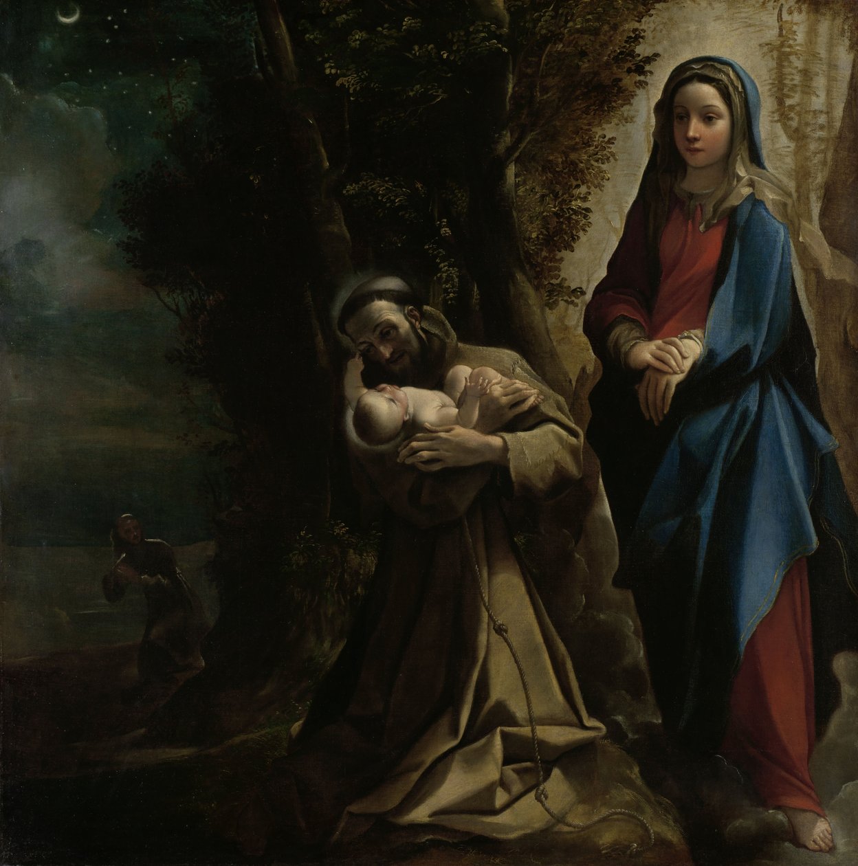 Wizja świętego Franciszka z Asyżu, 1585 r. autorstwa Lodovico Carracci