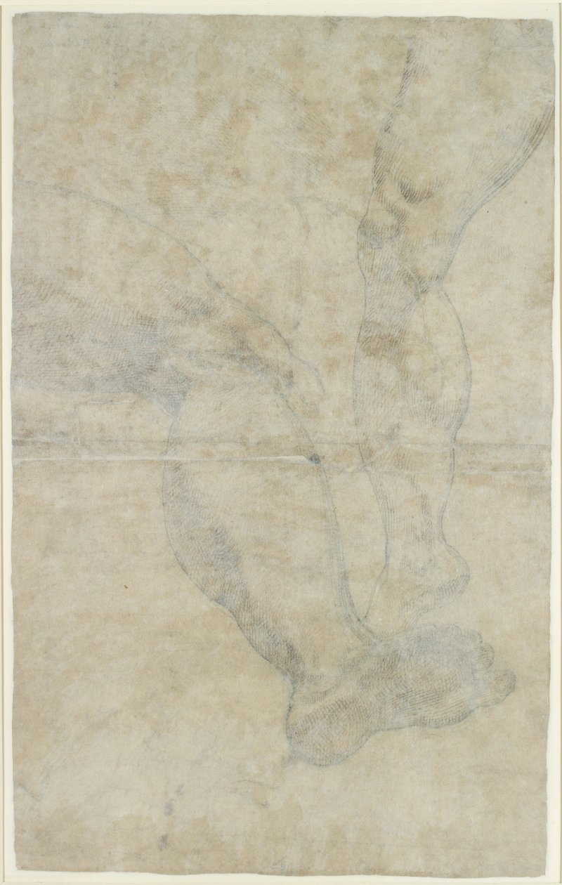 Badania dwóch par nóg, c1575-1615 autorstwa Lodovico Carracci