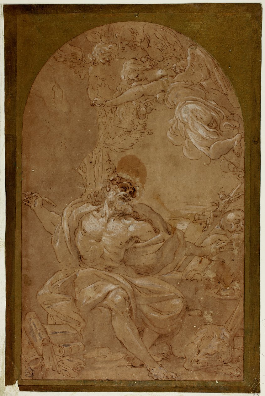 Studium dla św. Hieronima autorstwa Lodovico Carracci