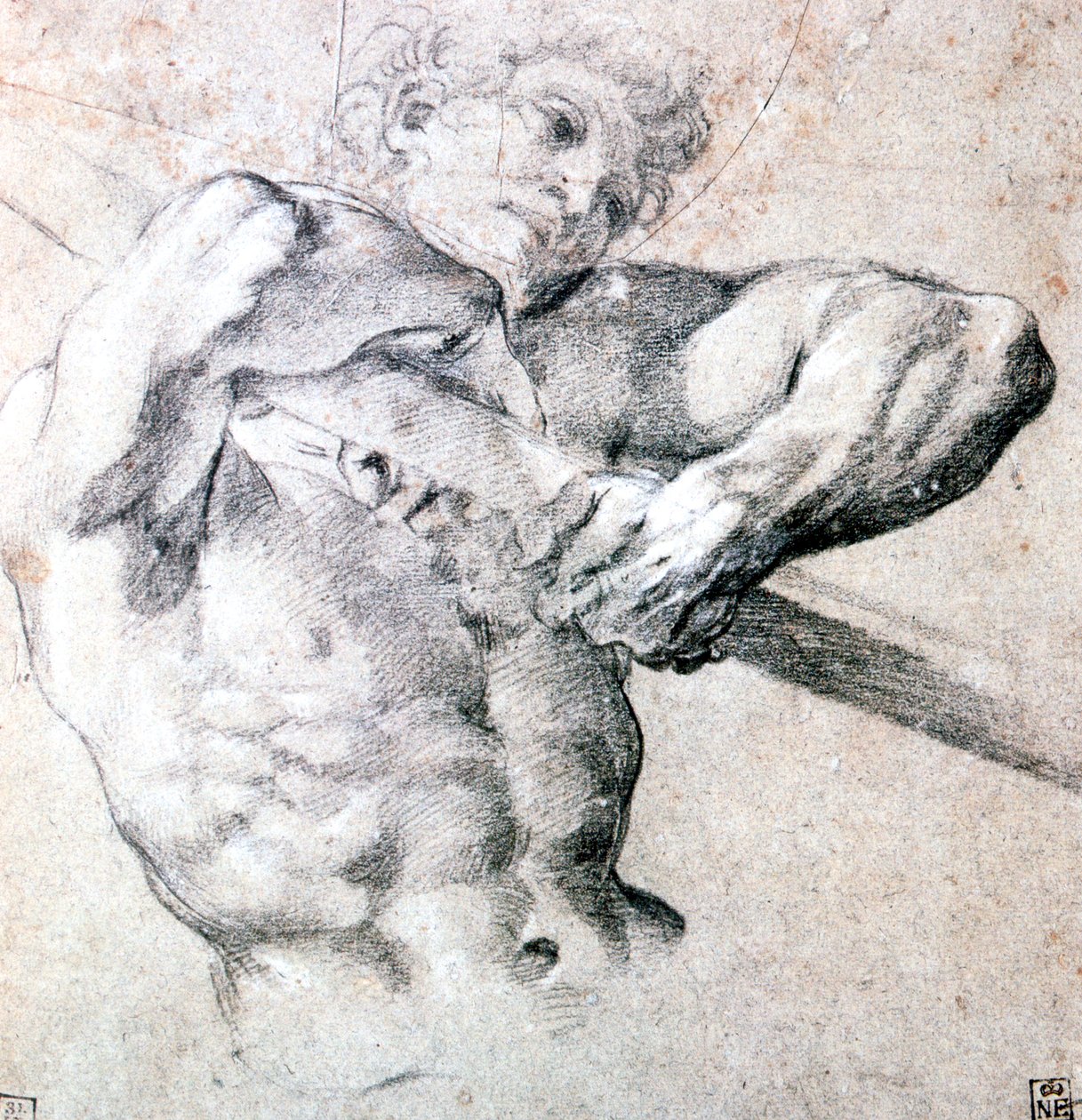 Studium postaci, c1575-1619 autorstwa Lodovico Carracci