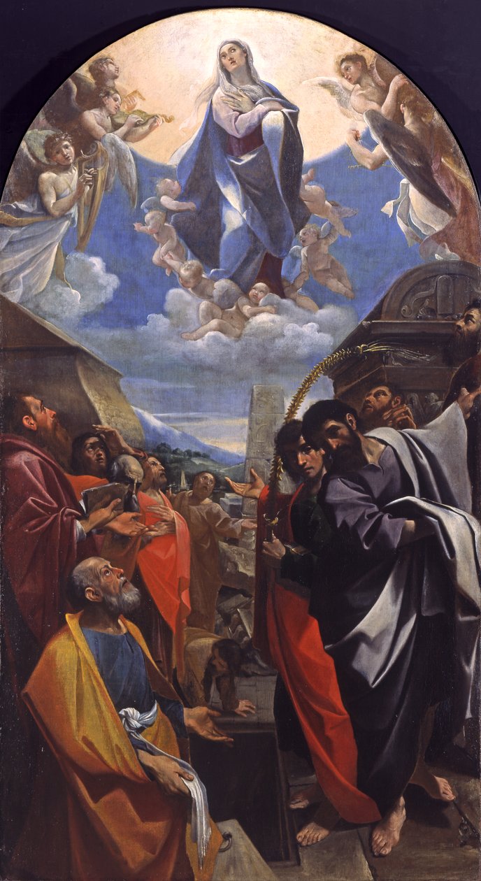 Wniebowzięcie NMP, ok. 1586-1587 autorstwa Lodovico Carracci