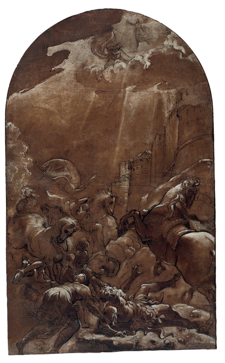 Nawrócenie świętego Pawła autorstwa Lodovico Carracci