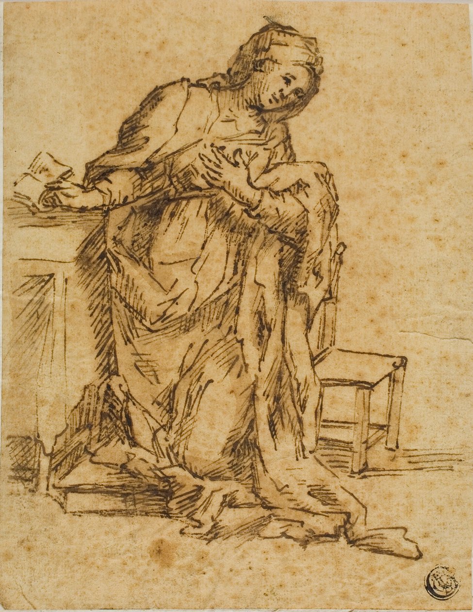 Dziewica zapowiedziana autorstwa Lodovico Carracci