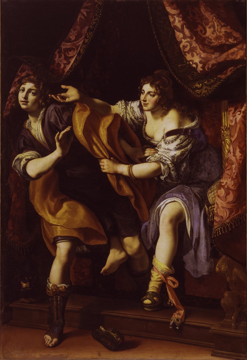 Żona Józefa i Potyfara, 1610. autorstwa Lodovico Cigoli