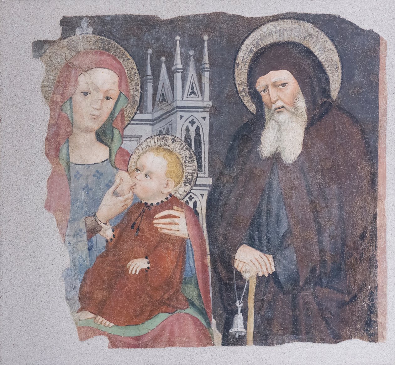 Madonna z Dzieciątkiem i św. autorstwa Lombard School