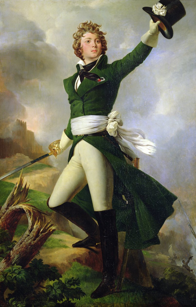Antoine Philippe de la Tremoille, książę Talmont, 1826 autorstwa Léon Cogniet