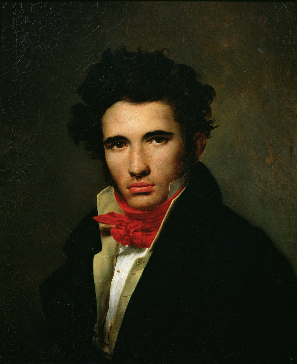 Autoportret, ok. 1818 autorstwa Léon Cogniet