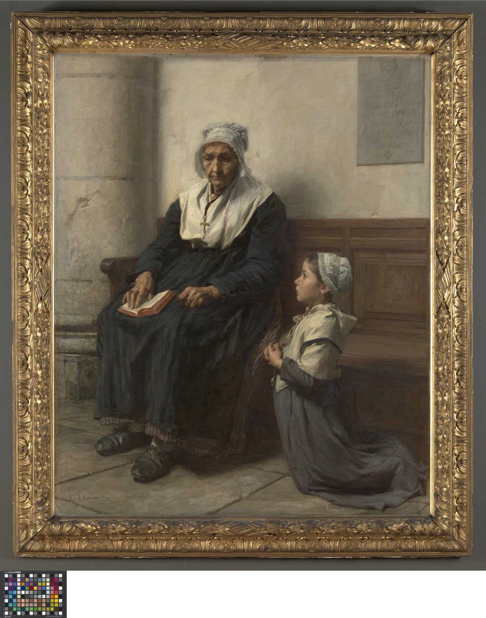 Babcia autorstwa Leon Augustin Lhermitte