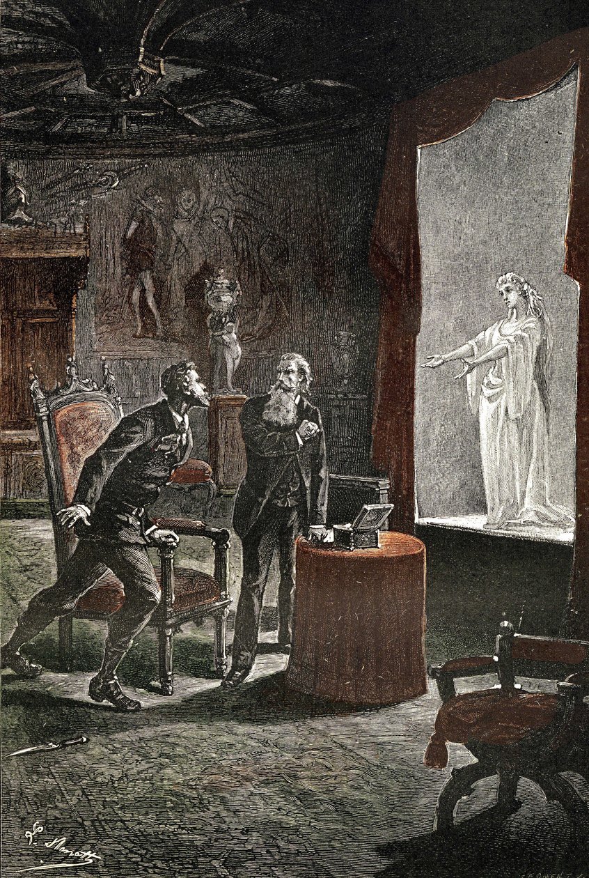 Ilustracja do powieści Juliusza Verne
