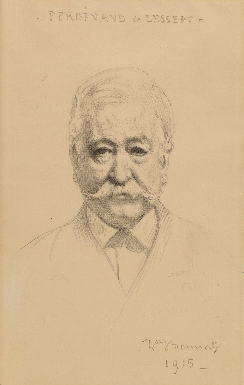 Ferdinand De Lesseps autorstwa Léon Bonnat