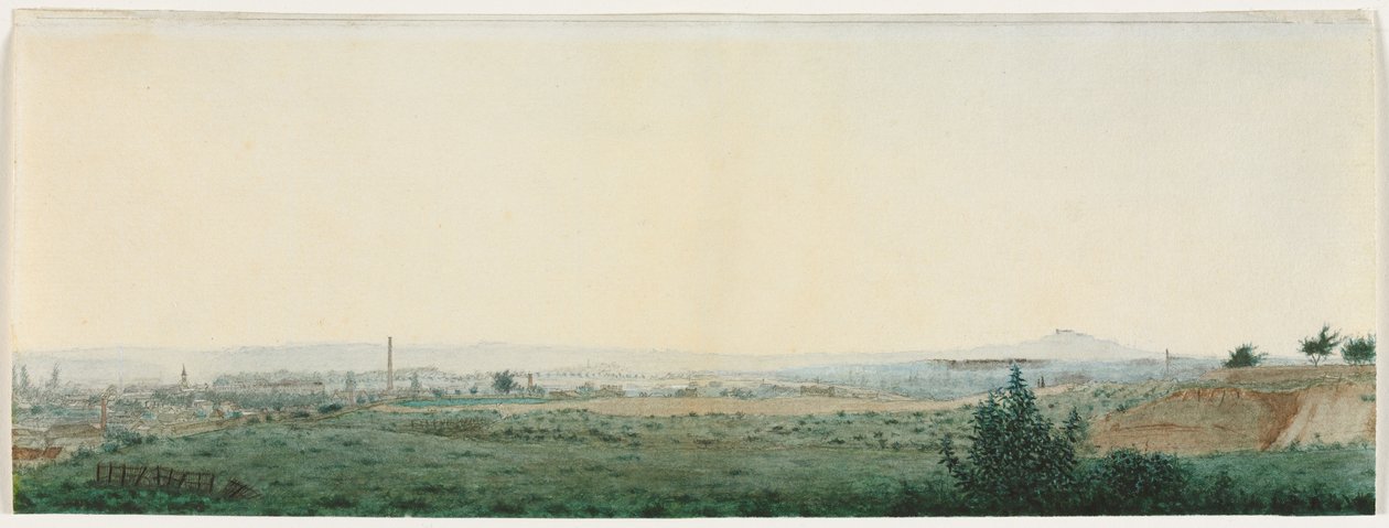 Krajobraz pod Paryżem, ok. 1860. autorstwa Léon Bonvin