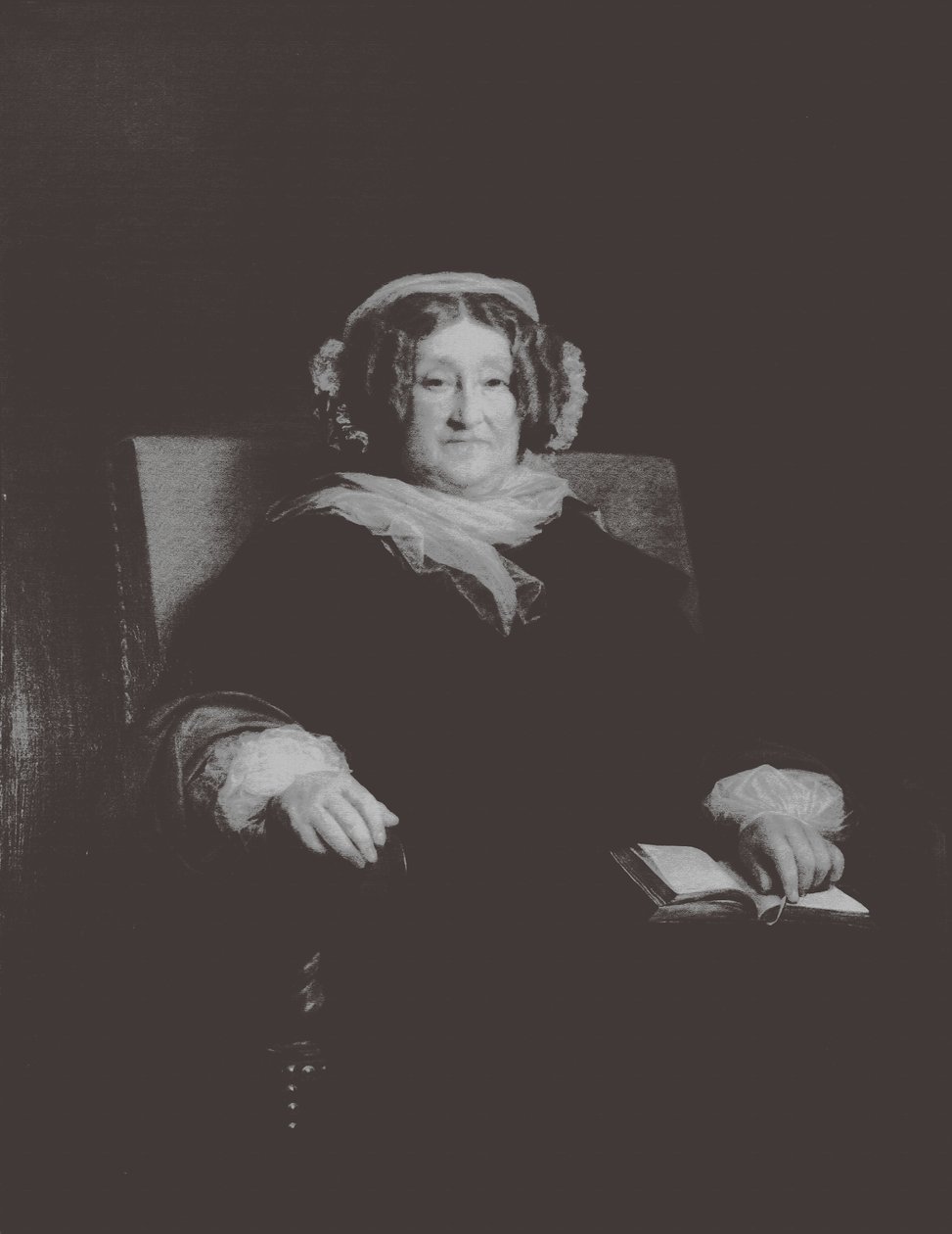 Portret Madame Clicquot, między 1851 a 1860 r autorstwa Léon Cogniet