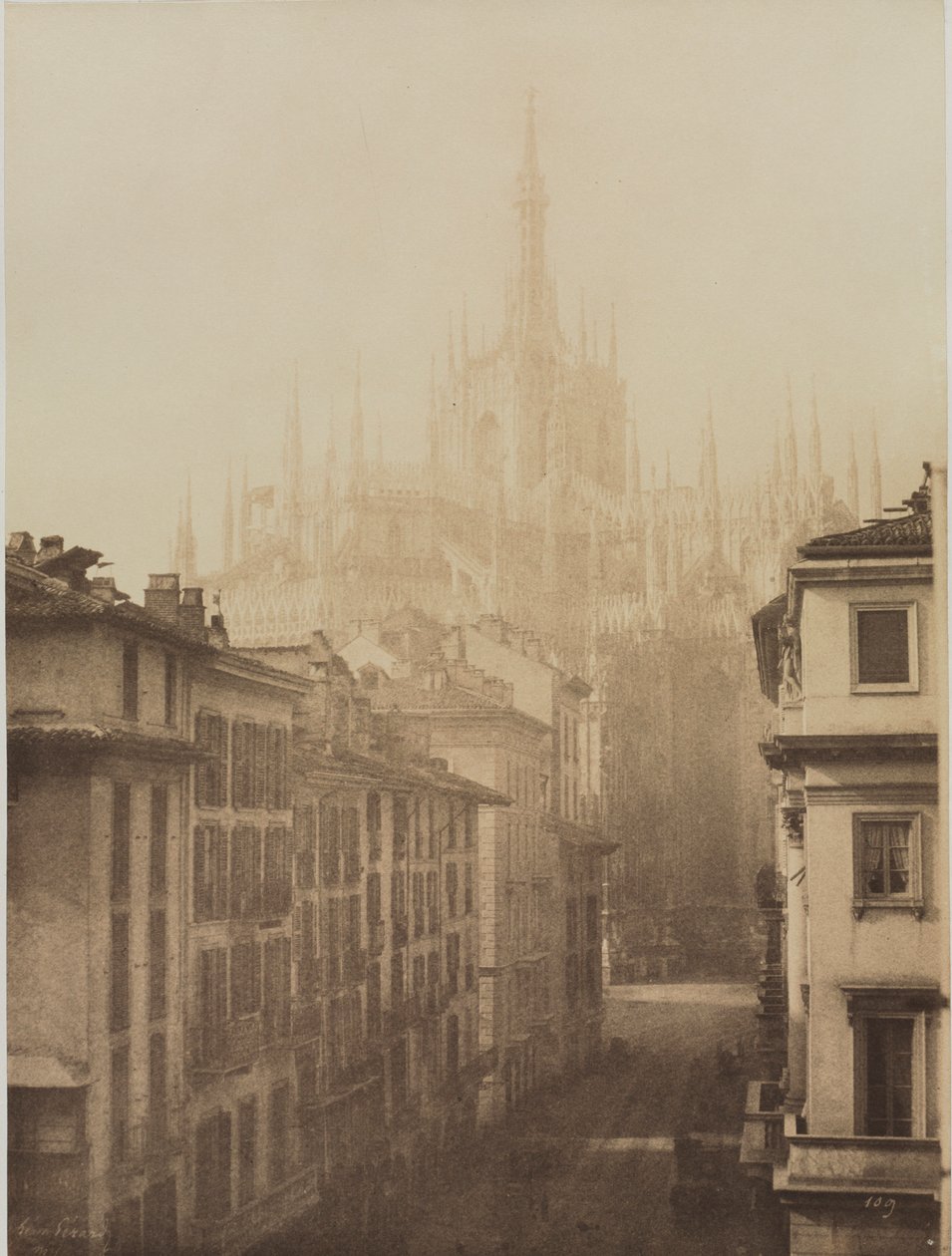 Katedra z Corso Francesco, Mediolan, 1857. autorstwa Léon Gérard
