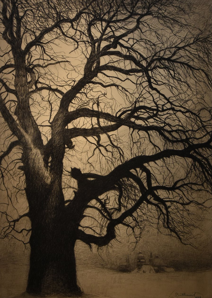 Léon Spilliaert (1881-1946) Drzewo w zimie Brafa 2019 31-01-2019 autorstwa Leon Spilliaert