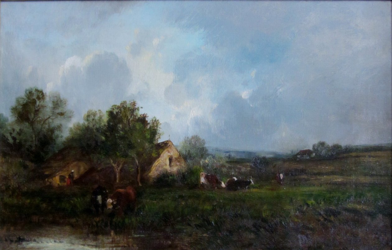 Francuski krajobraz autorstwa Leon Victor Dupre