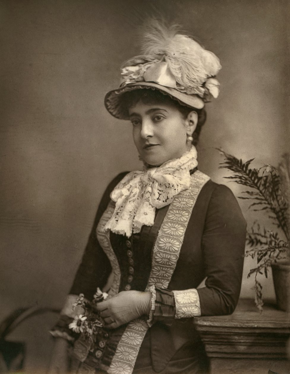 Adelina Patti, włoska diwa operowa, 1882. autorstwa London Stereoscopic and Photographic Co