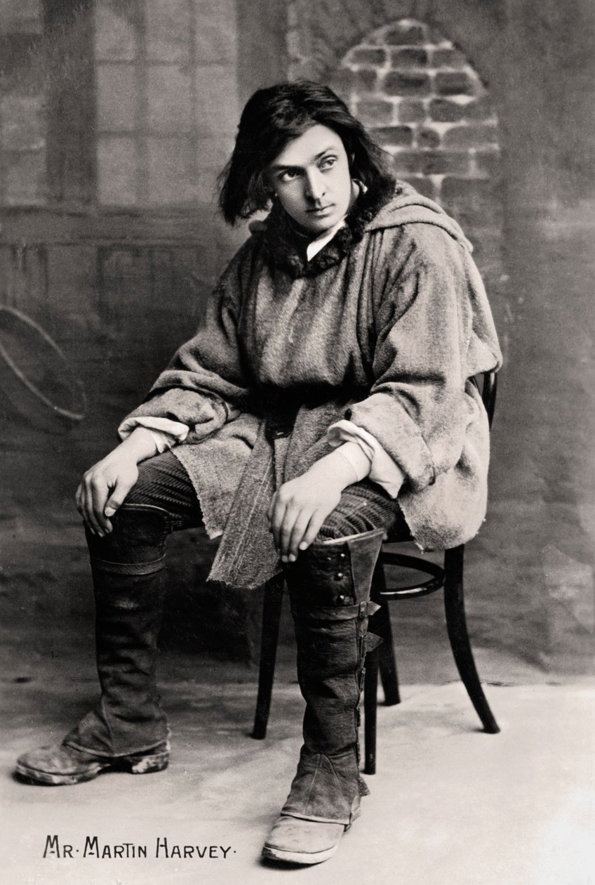 John Martin-Harvey 1863-1944, aktor angielski, początek XX wieku. autorstwa London Stereoscopic and Photographic Co