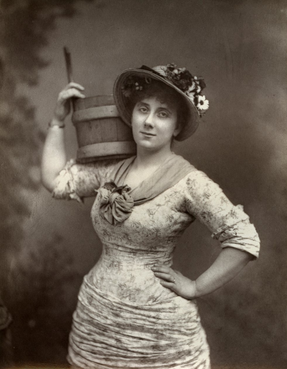 Leonora Braham, brytyjska śpiewaczka operowa i aktorka, 1882. autorstwa London Stereoscopic and Photographic Co