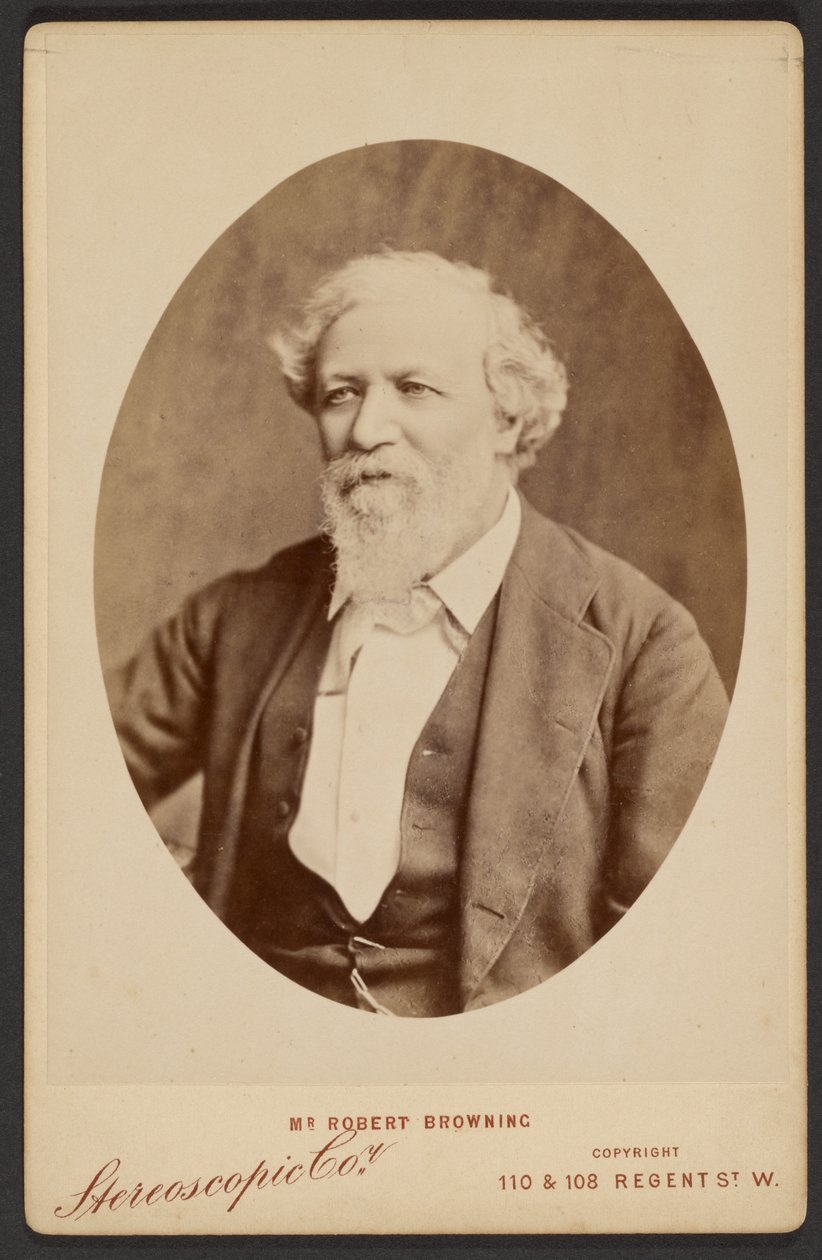 Pan Robert Browning autorstwa London Stereoscopic and Photographic Company