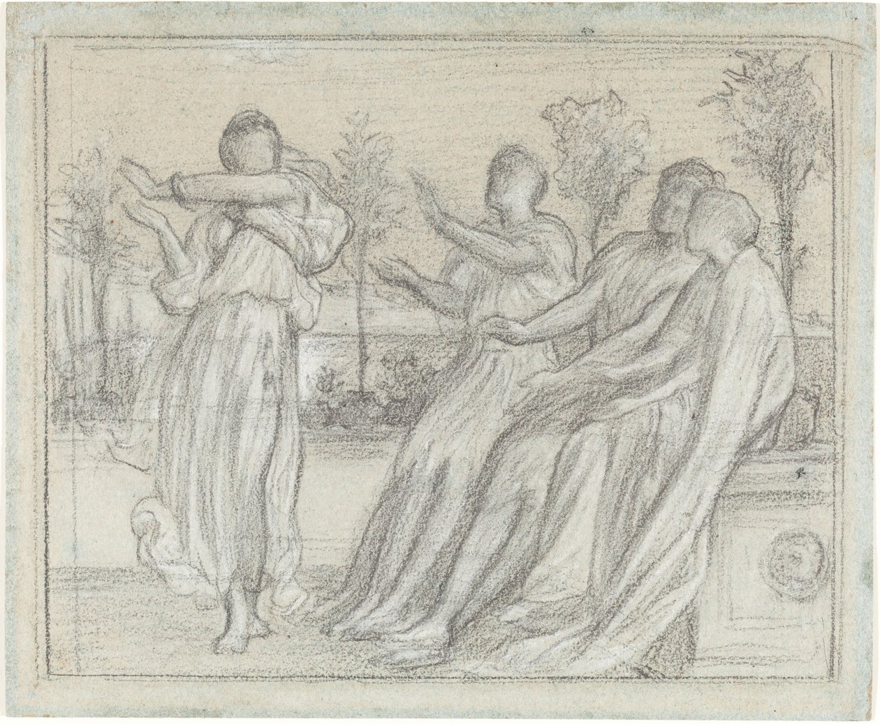 Studium do „Tańczącej Greczynki” autorstwa Lord Leighton Frederic
