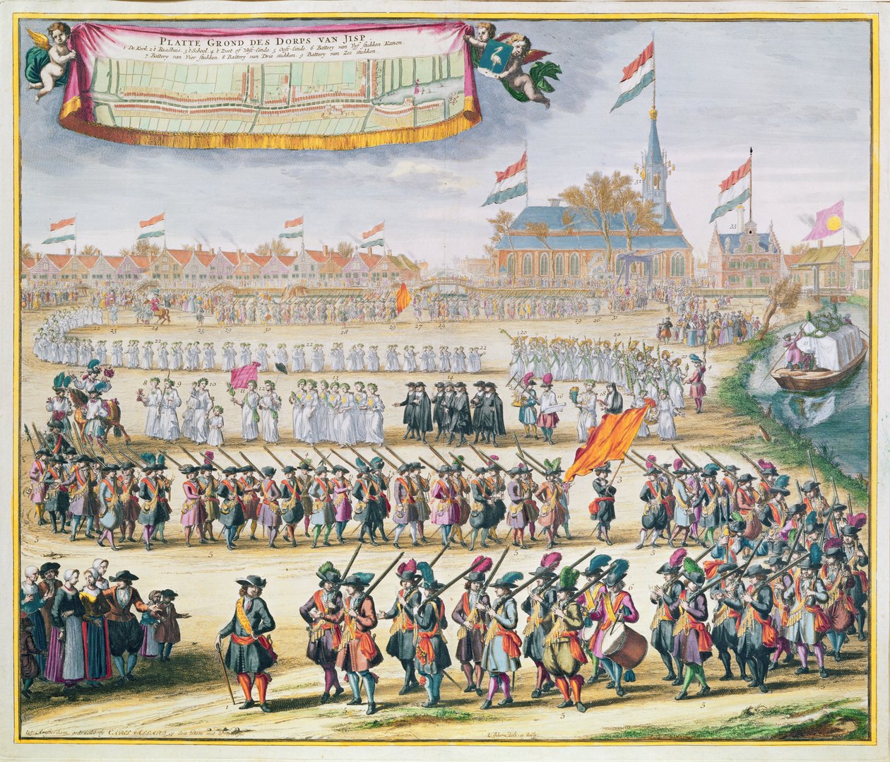 Upamiętnienie pokoju w Rijswijk, 1697 autorstwa Lorenz Scherm